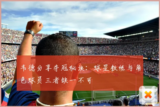 韦德分享夺冠秘诀：球星教练与角色球员三者缺一不可